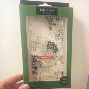 Kate Spade Black and White Floral iPhone Case